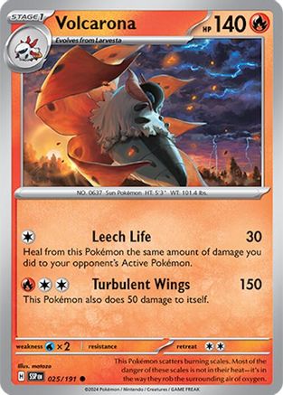 Volcarona - SV08: Surging Sparks #025