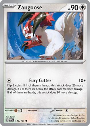 Zangoose - SV08: Surging Sparks #149