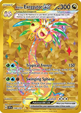 Alolan Exeggutor ex - 248/191 - SV08: Surging Sparks #248