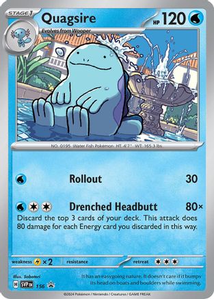 Quagsire - 156 - SV: Scarlet & Violet Promo Cards #156