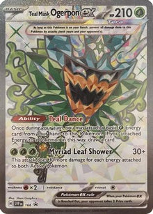 Teal Mask Ogerpon ex - 166 - SV: Scarlet & Violet Promo Cards #166