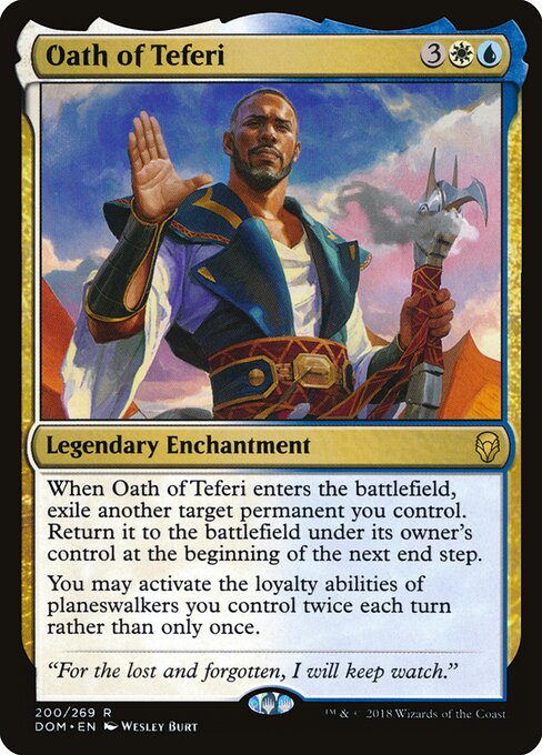 Oath of Teferi - dom Dominaria - #200