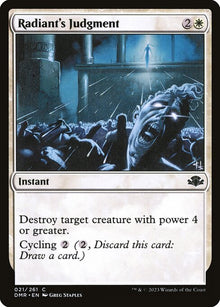 Radiant's Judgment — DMR — 21