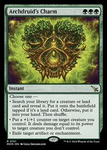 *Foil Archdruid's Charm — MKM — 151