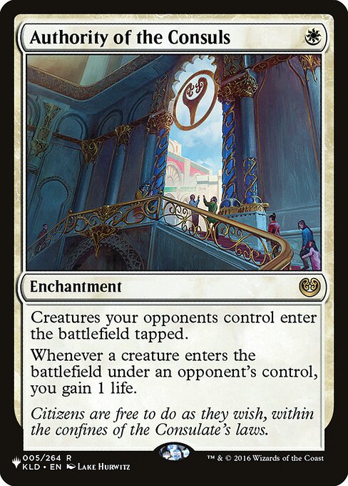 Authority of the Consuls - plst The List - #KLD-5