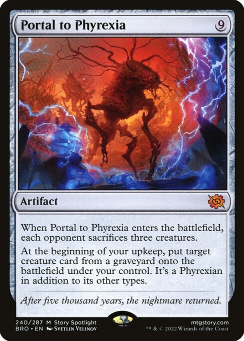 Portal to Phyrexia - bro The Brothers' War - #240