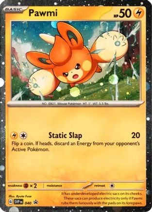 Pawmi - 040 (Cosmos Holo) - SV: Scarlet & Violet Promo Cards #040