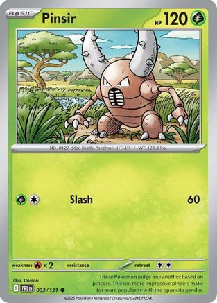 Pinsir - SV: Prismatic Evolutions #003