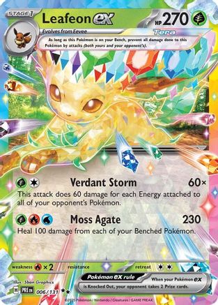 Leafeon ex - 006/131 - SV: Prismatic Evolutions #006