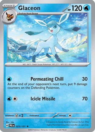 Glaceon - SV: Prismatic Evolutions #025