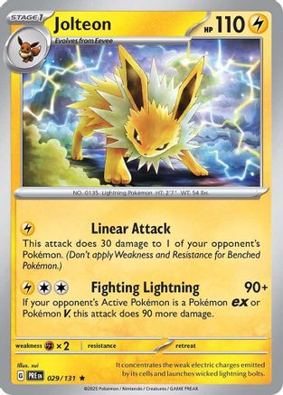 Jolteon - SV: Prismatic Evolutions #029