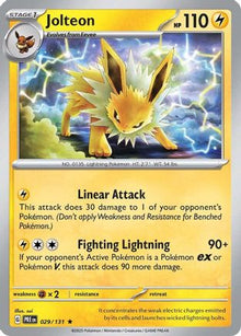 Jolteon - SV: Prismatic Evolutions #029