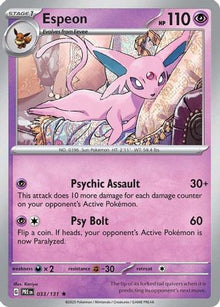 Espeon - SV: Prismatic Evolutions #033