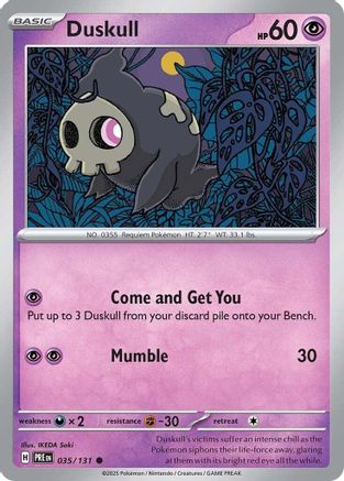 Duskull - SV: Prismatic Evolutions #035