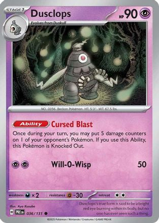 Dusclops - SV: Prismatic Evolutions #036
