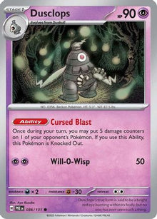 Dusclops - SV: Prismatic Evolutions #036