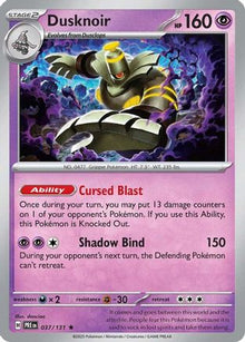Dusknoir - SV: Prismatic Evolutions #037