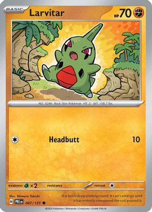 Larvitar - SV: Prismatic Evolutions #047