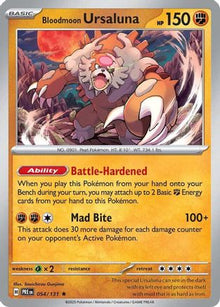Bloodmoon Ursaluna - SV: Prismatic Evolutions #054