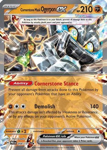 Cornerstone Mask Ogerpon ex - 058/131 - SV: Prismatic Evolutions #058