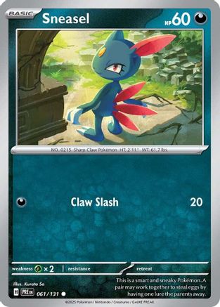 Sneasel - SV: Prismatic Evolutions #061