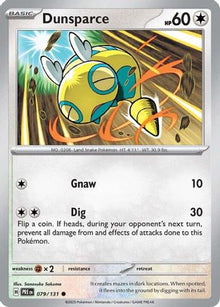 Dunsparce - SV: Prismatic Evolutions #079