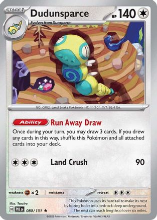 Dudunsparce - SV: Prismatic Evolutions #080