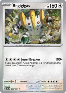 Regigigas - SV: Prismatic Evolutions #086