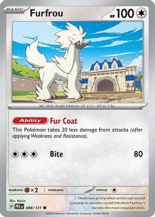 Furfrou - SV: Prismatic Evolutions #088