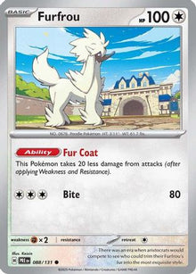 Furfrou - SV: Prismatic Evolutions #088