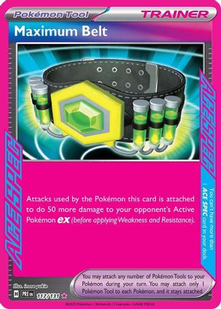 Maximum Belt - SV: Prismatic Evolutions #117