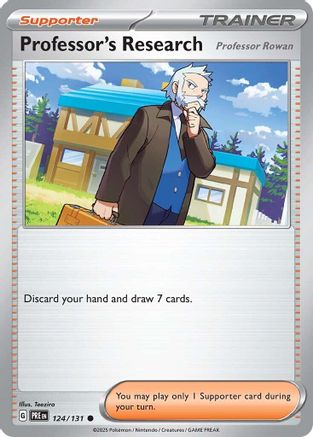 Professor's Research [Professor Rowan] - SV: Prismatic Evolutions #124