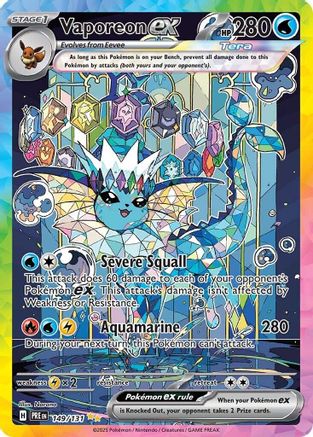 Vaporeon ex - 149/131 - SV: Prismatic Evolutions #149