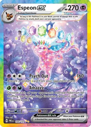 Espeon ex - 155/131 - SV: Prismatic Evolutions #155