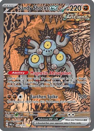 Sandy Shocks ex - 159/131 - SV: Prismatic Evolutions #159