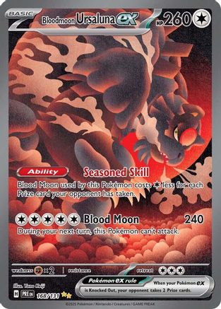 Bloodmoon Ursaluna ex - SV: Prismatic Evolutions #168