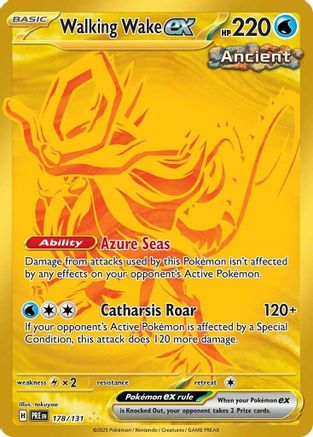 Walking Wake ex - SV: Prismatic Evolutions #178