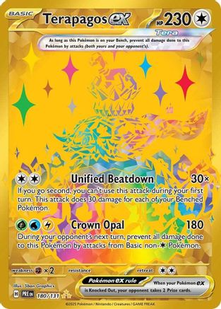 Terapagos ex - 180/131 - SV: Prismatic Evolutions #180