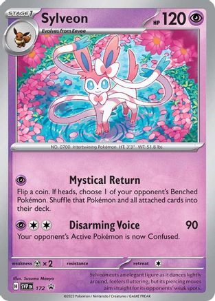 Sylveon - 172 (Cosmos Holo) - SV: Scarlet & Violet Promo Cards #172