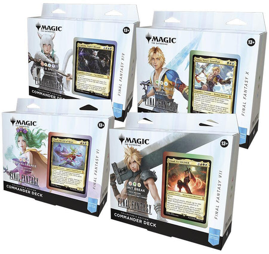 Final Fantasy MTG: Collector Commander Deck Set