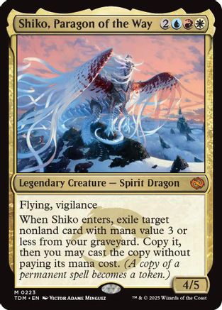 Shiko, Paragon of the Way - Tarkir: Dragonstorm #223