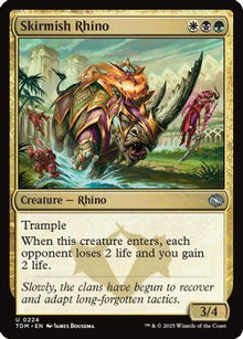 Skirmish Rhino - Tarkir: Dragonstorm #224