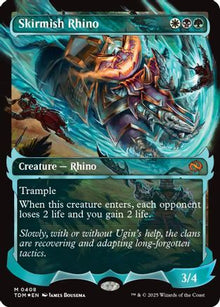 Skirmish Rhino (Showcase) - Tarkir: Dragonstorm #408