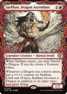 Sarkhan, Dragon Ascendant (0302) (Showcase) - Tarkir: Dragonstorm #302