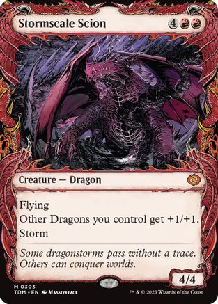 Stormscale Scion (Showcase) - Tarkir: Dragonstorm #303