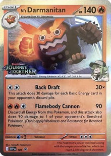 N's Darmanitan - 181 (Prerelease) - SV: Scarlet & Violet Promo Cards #181
