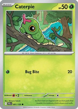 Caterpie - SV09: Journey Together #001