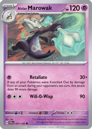 Alolan Marowak - SV09: Journey Together #057