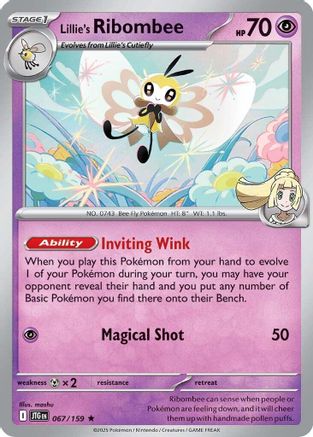 Lillie's Ribombee - 067/159 - SV09: Journey Together #067
