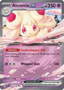 Alcremie ex - SV09: Journey Together #075
